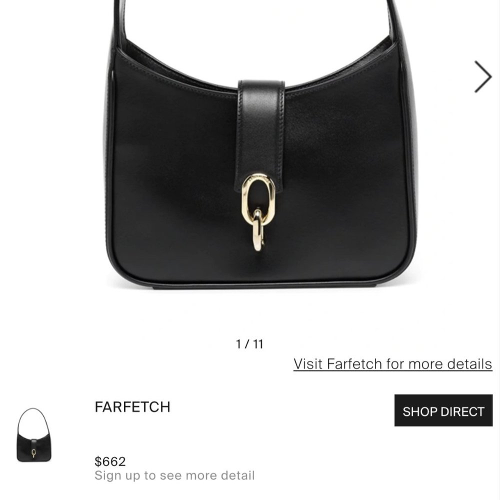 Anine Bing Full Size Black Cleo Purse